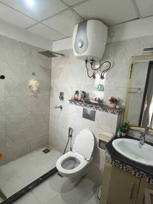 Bathroom in 3 BHK Apartment at Ramprastha Skyz, Sector 37d – for Sale