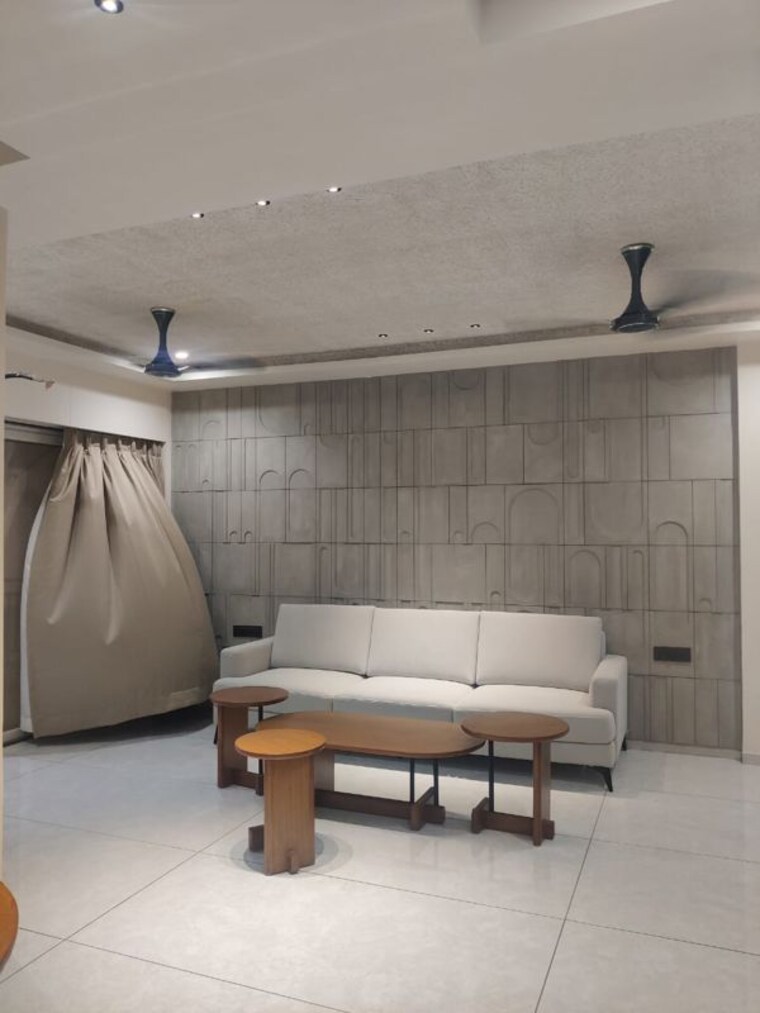 Living Room, shree-aarna-sky-waves 4 Bedroom 1565 Sq.Ft. Apartment In Gotri Vadodara 10640707