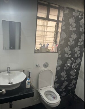 Bathroom in 1 BHK Apartment at Shree Tirupati Siddeshwar Gardens Villa, Dhokali – for Rent