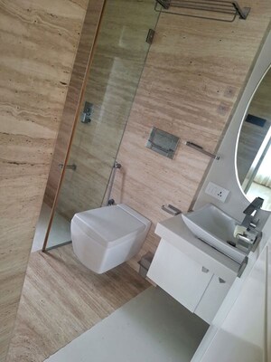 Bathroom in 3 BHK Apartment at Worli – for Rent