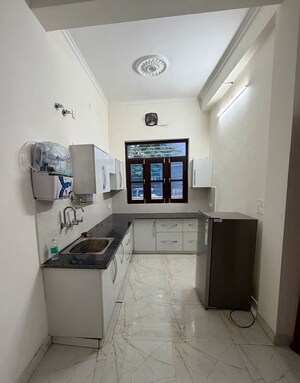 Kitchen in 2 BHK Builder Floor at Aman Vihar – for Rent