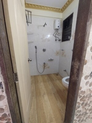Bathroom in 2 BHK Apartment at Trishul Patel Heights, Ghansoli – for Rent