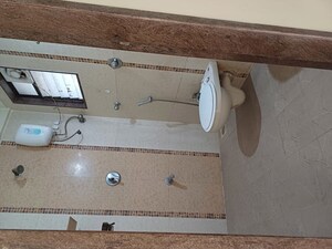 Bathroom in 2 BHK Apartment at Trishul Patel Heights, Ghansoli – for Rent