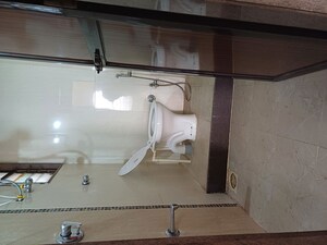 Bathroom in 2 BHK Apartment at Trishul Patel Heights, Ghansoli – for Rent