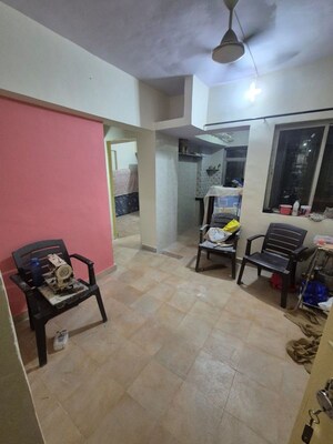 Living Room in 1 BHK Apartment at Sayli CHS, Vasant Vihar – for Rent