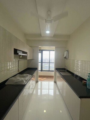 Kitchen in 3 BHK Apartment at Kalpataru Magnus, Bandra East – for Rent