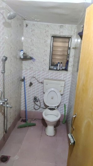 Bathroom in 1 BHK Apartment at Sankalp II, Malad East – for Rent