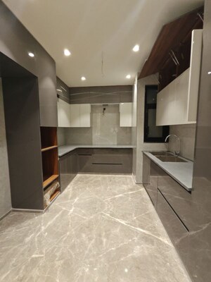 Kitchen in 3 BHK Builder Floor at Sushant Lok I – for Sale