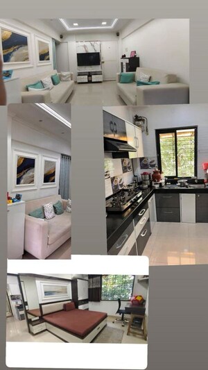 Kitchen in 2 BHK Apartment at Runwal Eirene, Balkum Pada – for Rent