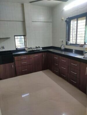 Kitchen in 1 BHK Apartment at Juhu – for Rent