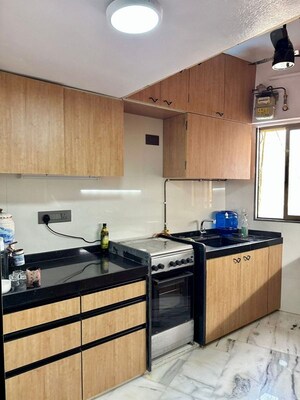 Kitchen in 3 BHK Apartment at Bandra West – for Rent