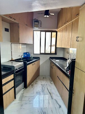 Kitchen in 3 BHK Apartment at Bandra West – for Rent