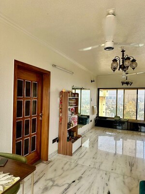 Living Room in 3 BHK Apartment at Bandra West – for Rent