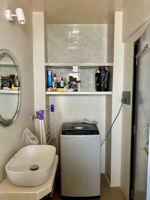 Bathroom in 3 BHK Apartment at Bandra West – for Rent