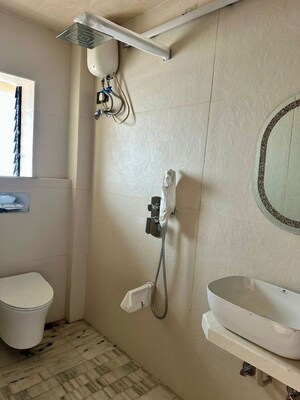 Bathroom in 3 BHK Apartment at Bandra West – for Rent