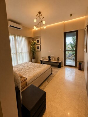 Living Room in 3 BHK Apartment at Bandra Kurla Complex – for Sale