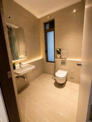 Bathroom in 3 BHK Apartment at Bandra Kurla Complex – for Sale