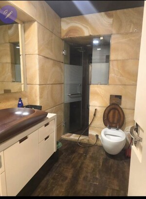 Bathroom in 3 BHK Apartment at Aster Tower, Goregaon East – for Rent