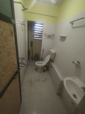 Bathroom in 2 BHK Apartment at Ram Pushpanjali Residency, Owale – for Rent