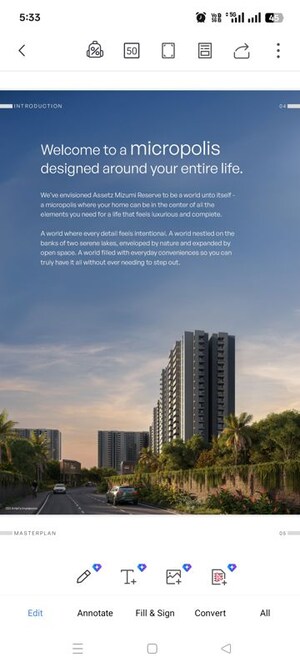3 BHK Apartment – Exterior View View at Sai Meadows - for Sale