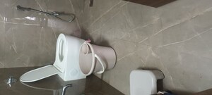 Bathroom in 2 BHK Apartment at Titanium Pyramid Icon, Ghansoli – for Rent