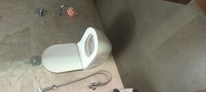 Bathroom in 2 BHK Apartment at Titanium Pyramid Icon, Ghansoli – for Rent
