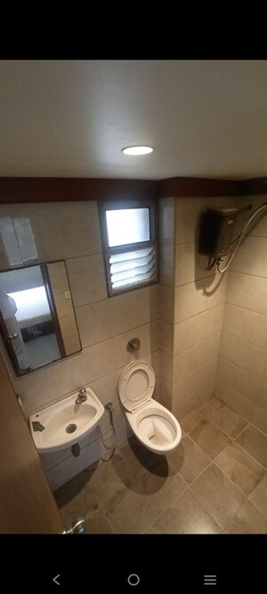 Bathroom in 2 BHK Apartment at Goyal Aakash Residency, Khadia – for Rent