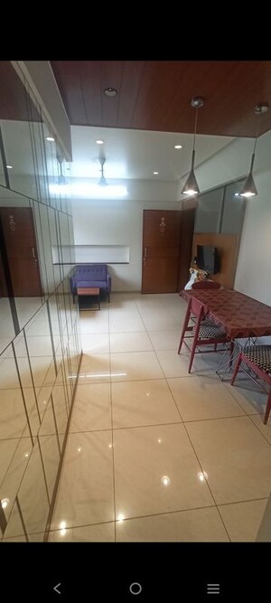 Living Room in 2 BHK Apartment at Goyal Aakash Residency, Khadia – for Rent
