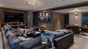 Living Room in 4 BHK Apartment at Rustomjee Ocean Vista, Versova – for Sale