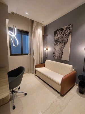 Living Room in 3 BHK Apartment at Bandra Kurla Complex – for Sale