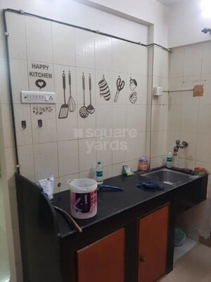 Kitchen in 1 BHK Apartment at Mahavir Sargam CHS, Ghansoli – for Rent
