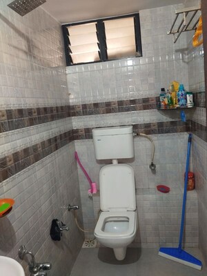 Bathroom in 3 BHK Apartment at Memnagar – for Sale