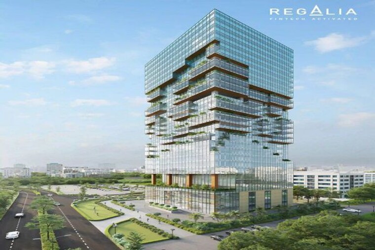 Exterior View, nakshatra-regalia Commercial Office Space 5060 Sq.Ft. In Gift City Ahmedabad 10641161