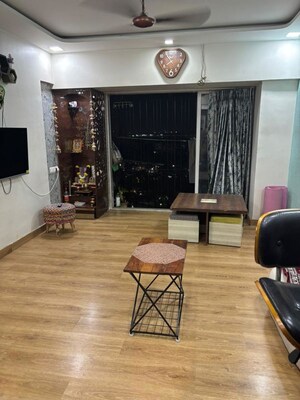 Living Room in 2 BHK Apartment at Runwal Garden City, Balkum Pada – for Sale