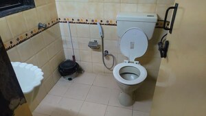 Bathroom in 2 BHK Apartment at Krishna Galaxy Santacruz, Santacruz East – for Rent