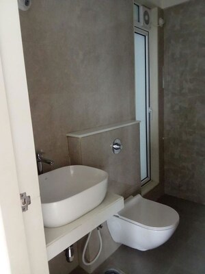 Bathroom in 1 BHK Apartment at Ashar Arize, Kalwa – for Rent