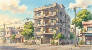  Apartment – Exterior View View at Kathodara - for Sale