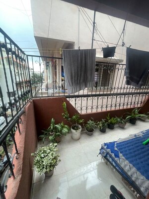 Balcony in 2 BHK Apartment at Sai Aangan, Chandan Nagar – for Rent