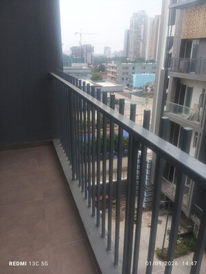 Balcony in 2.5 BHK Apartment at Smart World Orchard, Sector 61 – for Sale