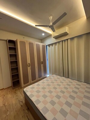 Bedroom in 3 BHK Apartment at Rustomjee Seasons, Bandra East – for Rent