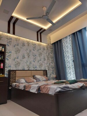 Bedroom in 2 BHK Apartment at Duville Riverdale Heights, Kharadi – for Rent
