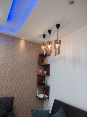 Living Room in 2 BHK Apartment at Duville Riverdale Heights, Kharadi – for Rent