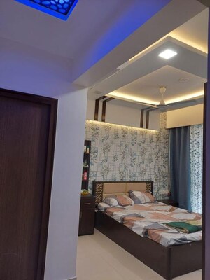 Bedroom in 2 BHK Apartment at Duville Riverdale Heights, Kharadi – for Rent