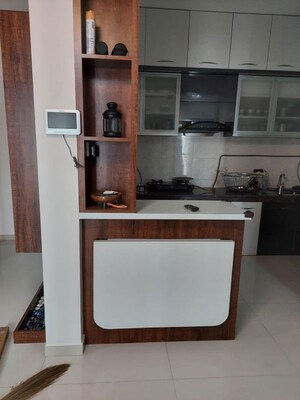 Kitchen in 2 BHK Apartment at Duville Riverdale Heights, Kharadi – for Rent