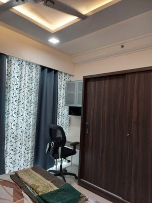 Living Room in 2 BHK Apartment at Duville Riverdale Heights, Kharadi – for Rent