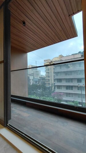 Balcony in 2 BHK Apartment at Flushel Apartments, Khar West – for Rent
