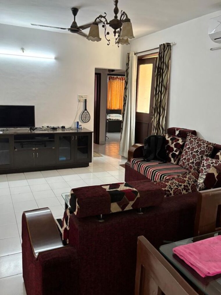 Living Room, goel-ganga-nebula 2 Bedroom 1200 Sq.Ft. Apartment In Viman Nagar Pune 10641434