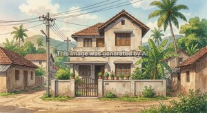  Villa – Exterior View View at Visakhapatnam Port - for Sale