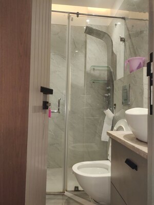 Bathroom in 3 BHK Builder Floor at East Of Kailash – for Rent