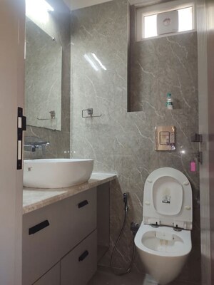 Bathroom in 2 BHK Builder Floor at Defence Colony – for Rent